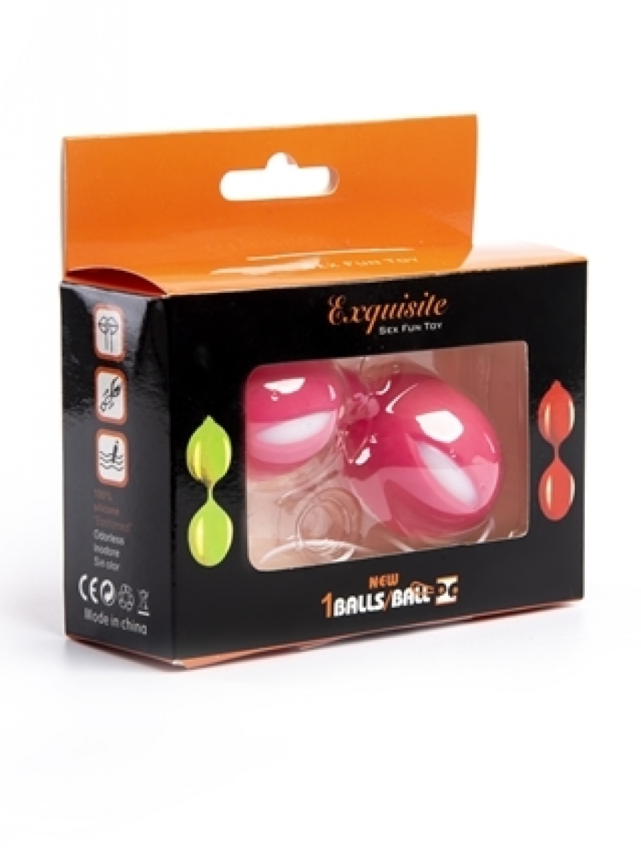 Silikonske vaginalne kuglice-pink AT1075 / 0202